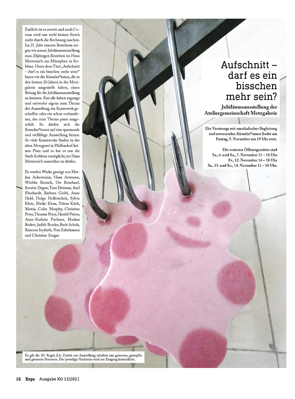Seite 10 aus KulturInfo 11.2021 Koblenz
