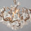 Thumbnail: Floral Chandelier In Gold Leaf