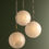 Thumbnail: Glass Pendant Globes Chandelier With Brass
