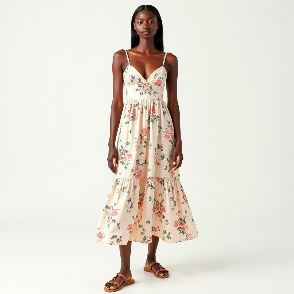 Vestido Midi Floral