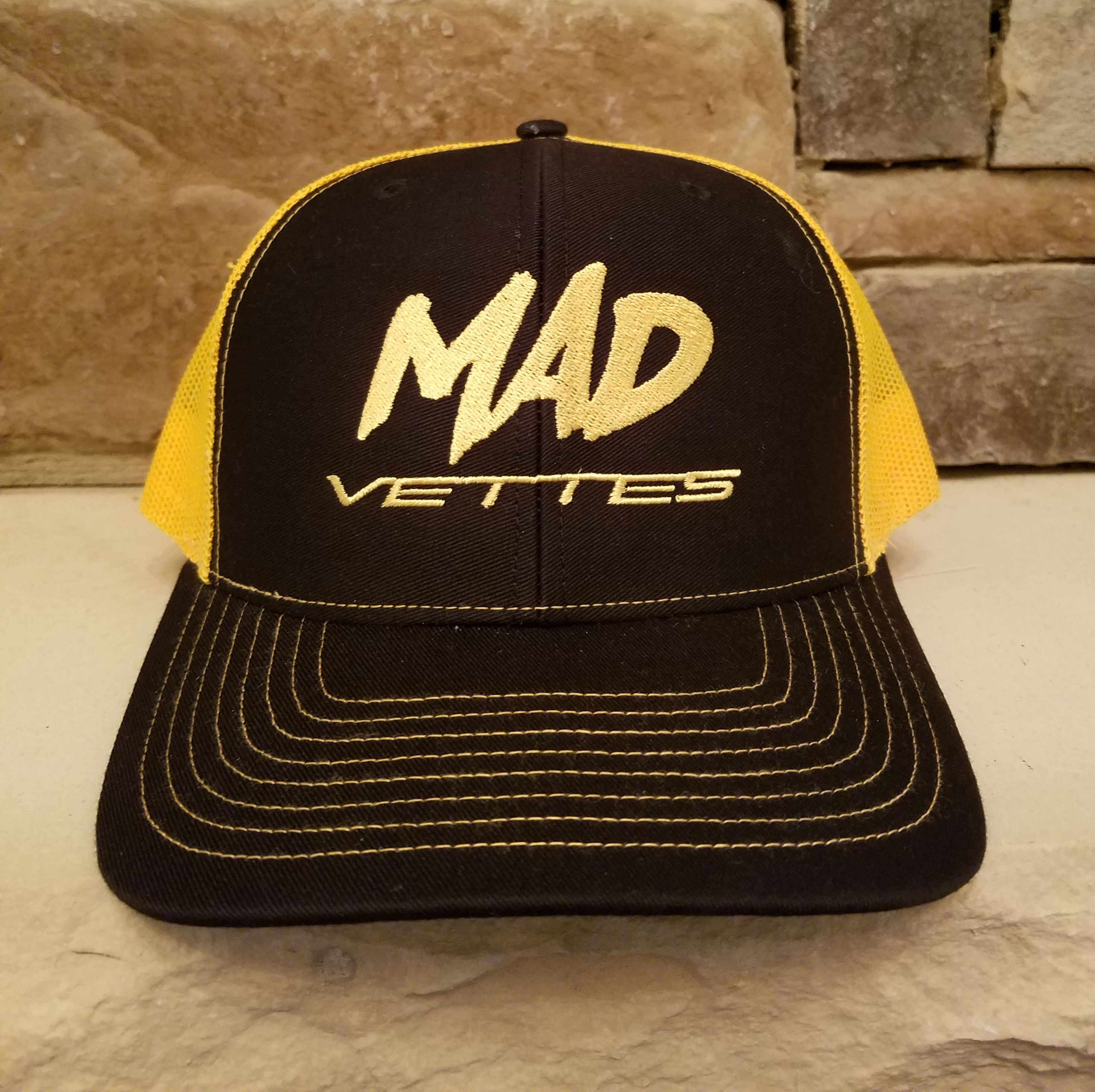 Black/Yellow MAD Vettes Hat