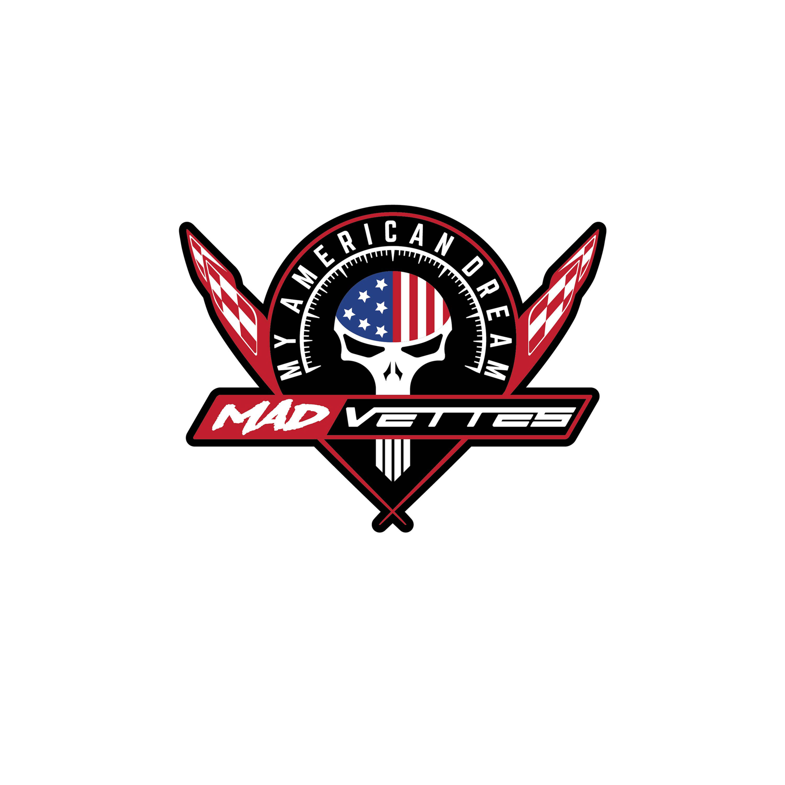 MAD Vettes Decal 4-Color - Punisher
