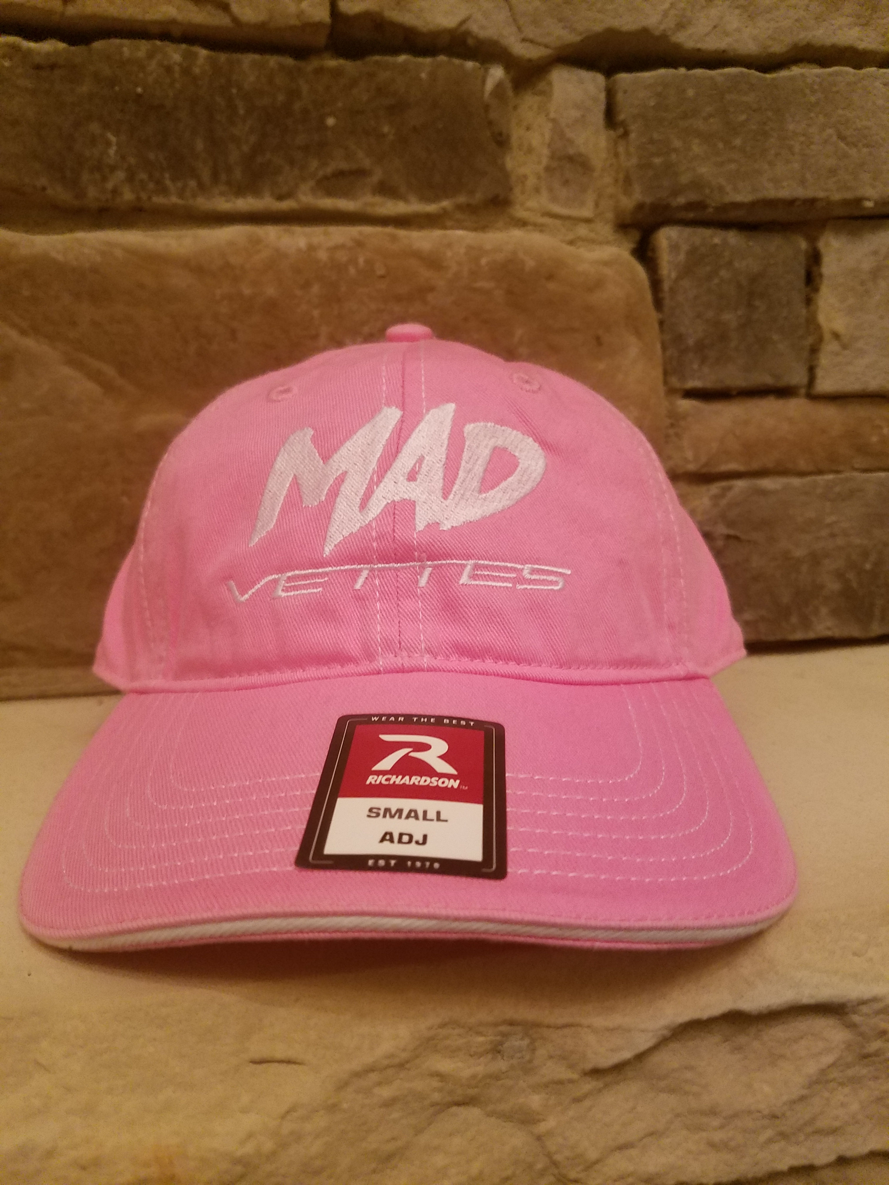 Twill Pink/White MAD Vettes Hat