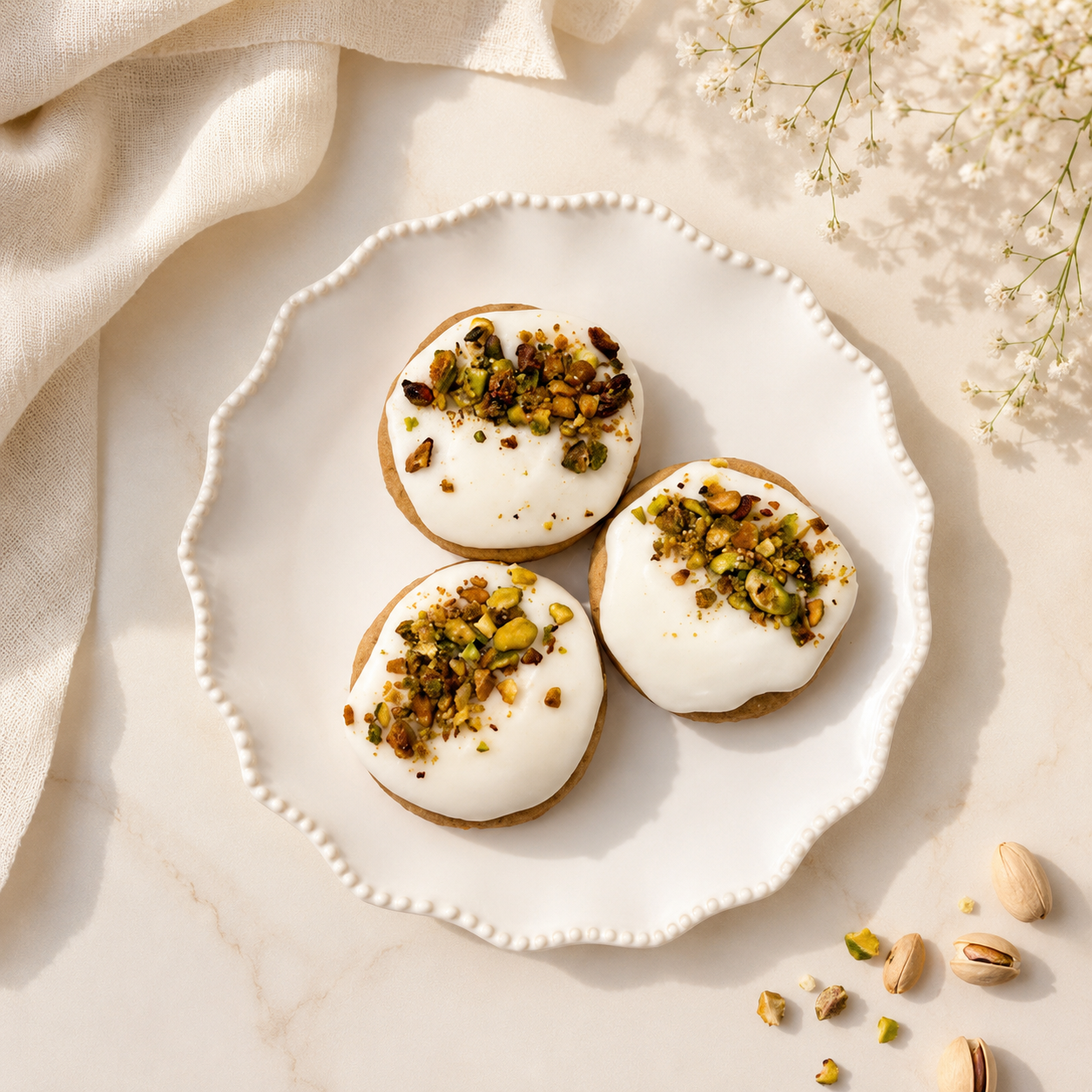 Lemon Pistachio Cookies
