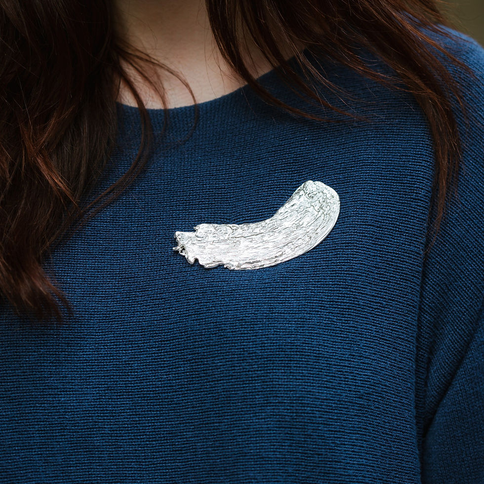 Brushstroke Brooch