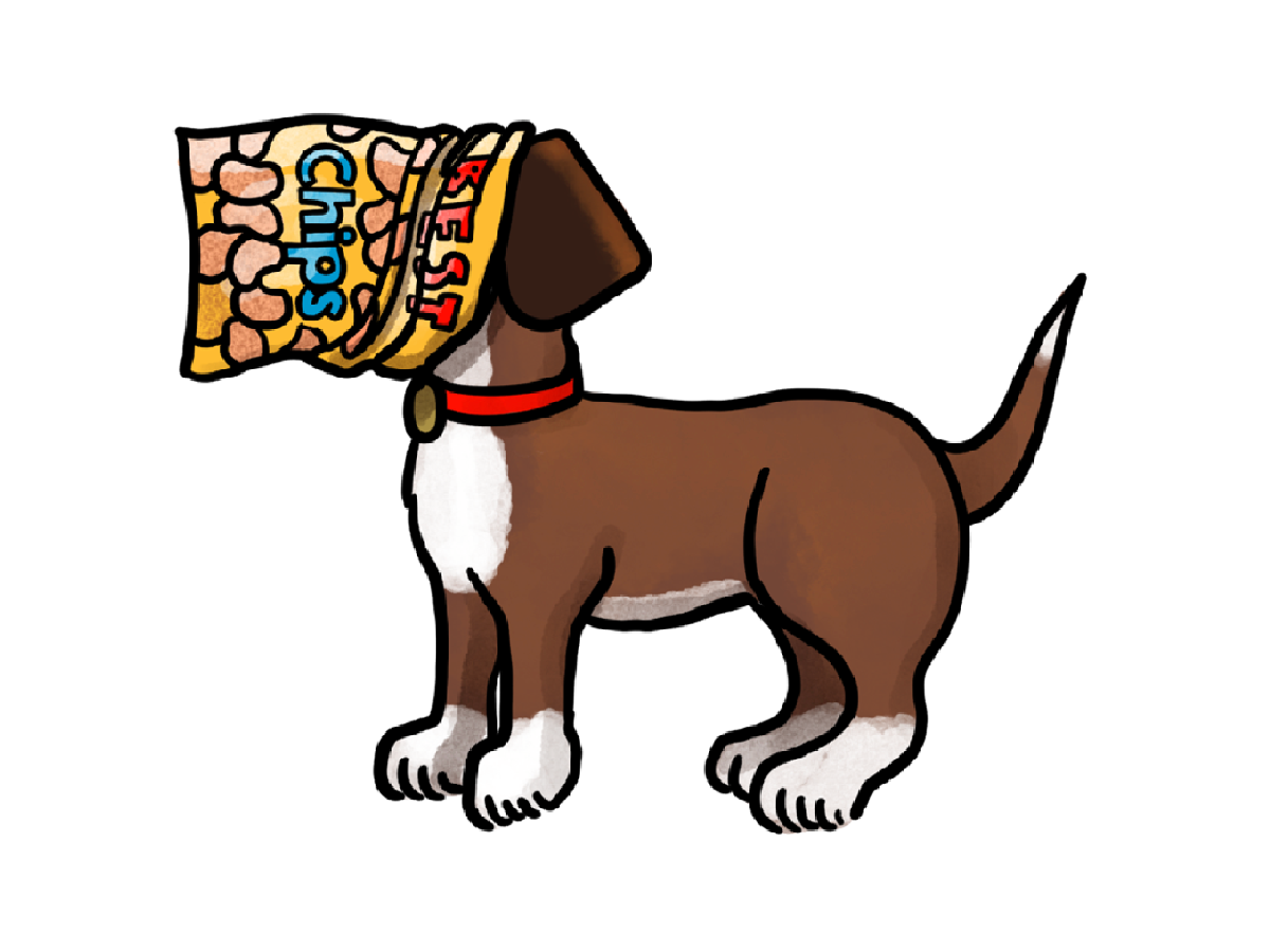 Milo Die Cut: Potato Chip Bag