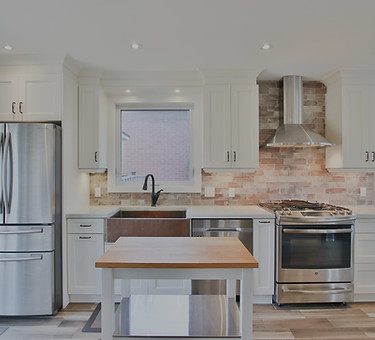 white top mount refrigerator beside whit