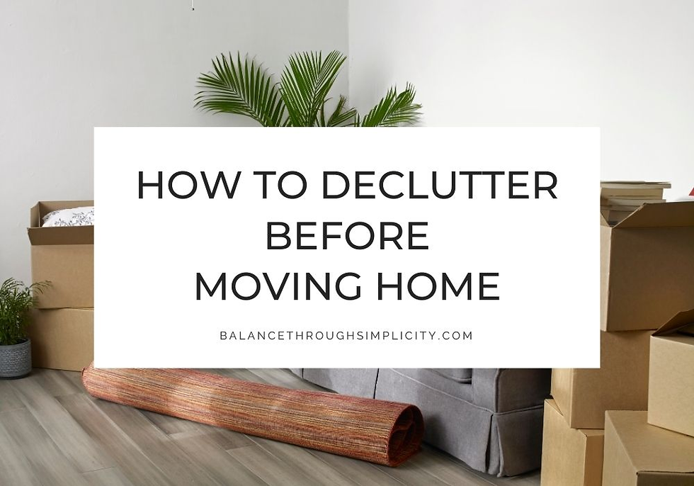 How to Declutter Before Moving