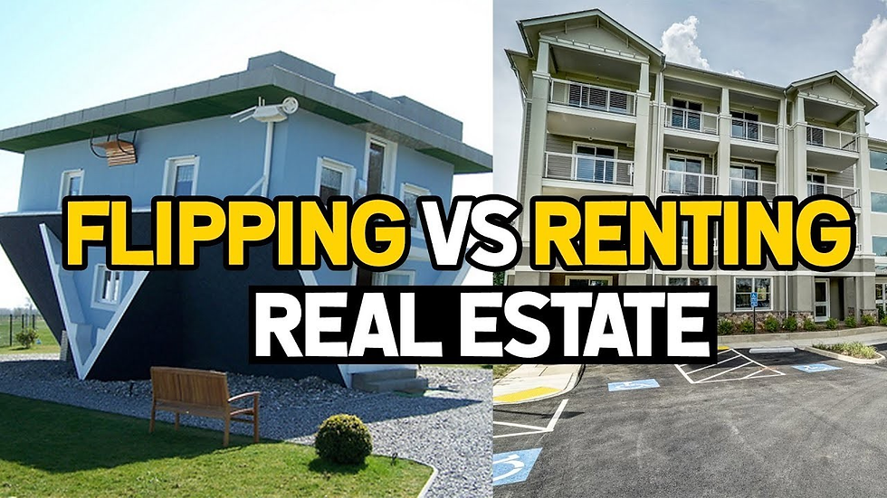 Rental Property vs. Flipping Homes