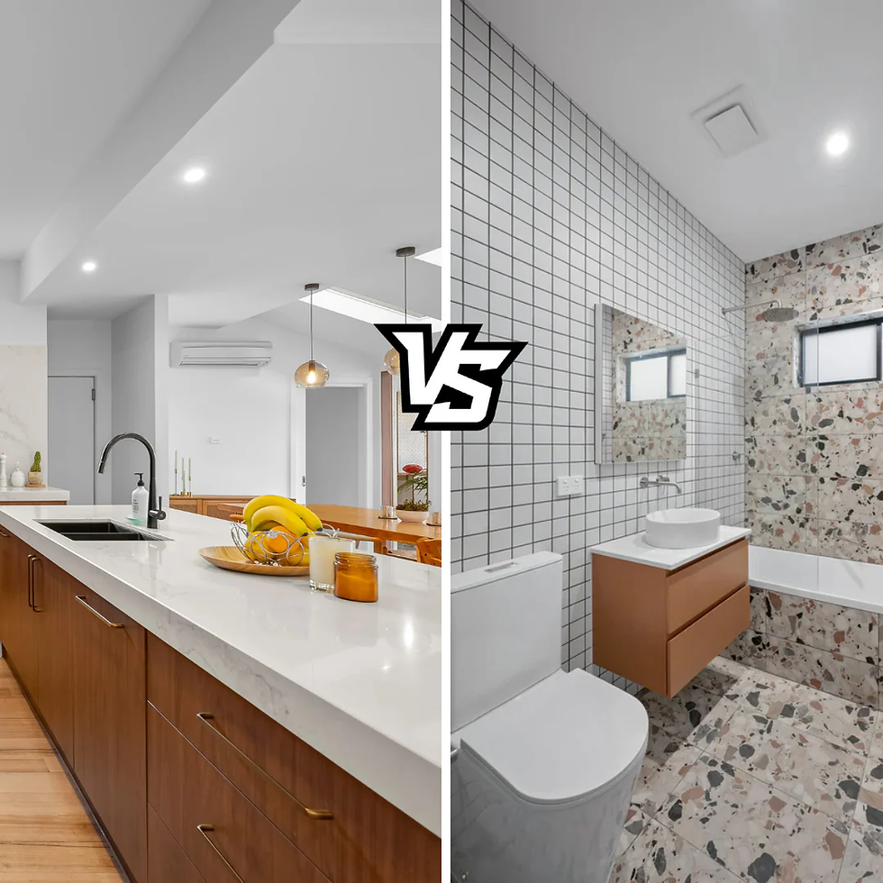 Kitchen vs Bathroom: Which Adds More Value?