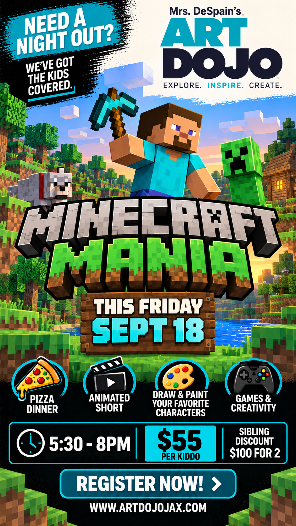 Parents Night Out / Minecraft Mania