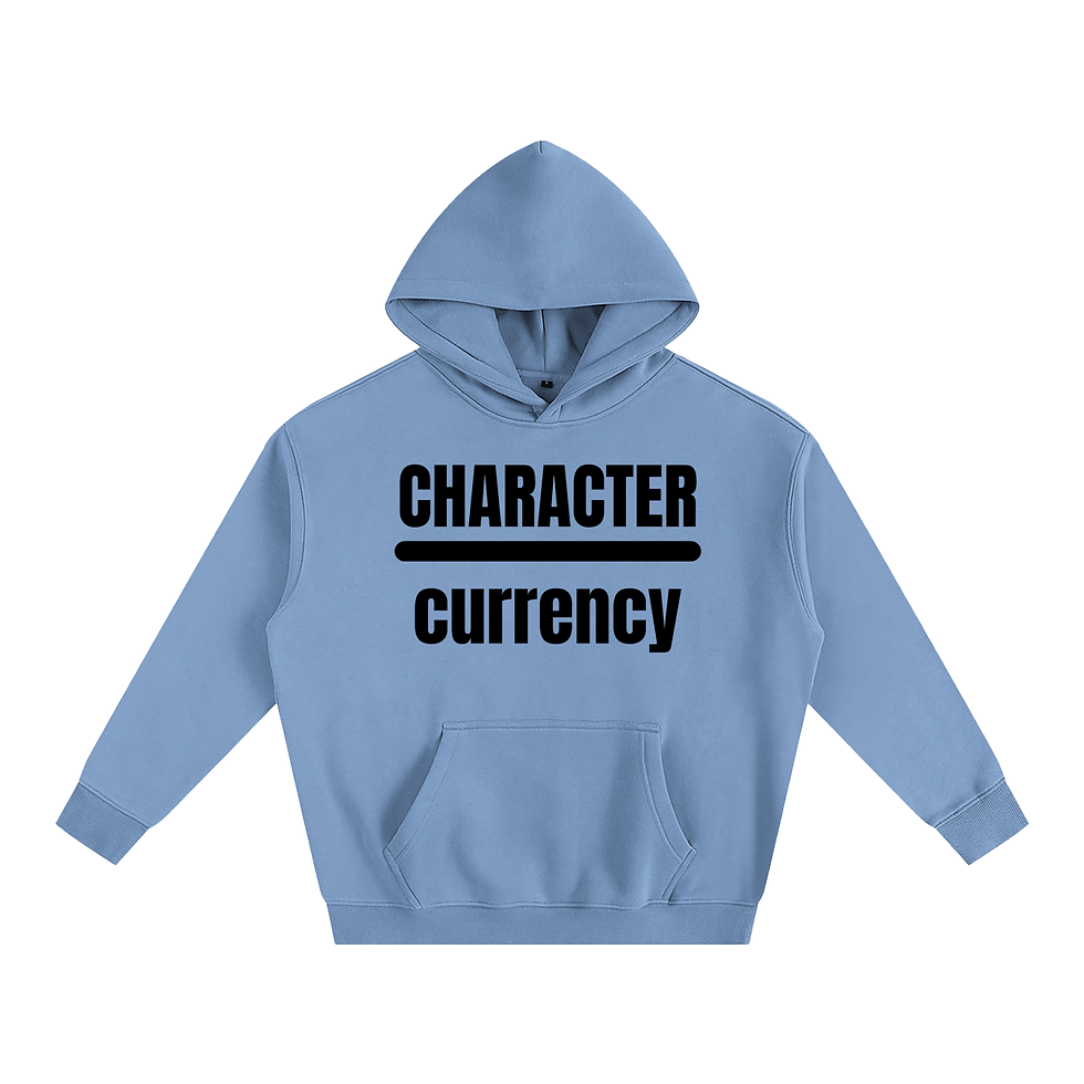 Thumbnail: CHARACTER Over Currency Fleeced Hoodie