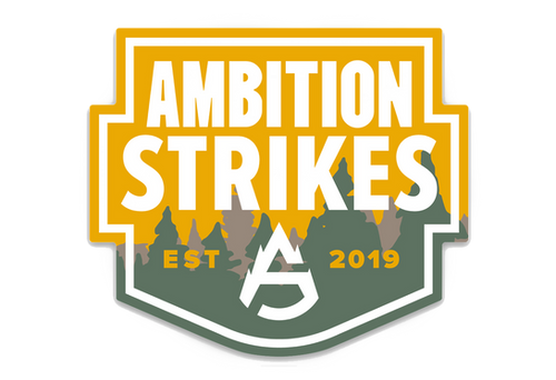 Ambition Sticker Logo Sticker | Ambition Strikes