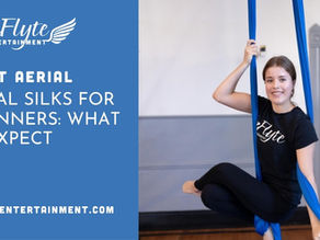 Aerial Silks for Beginners: What to Expect - InFlyte Entertainment blog header