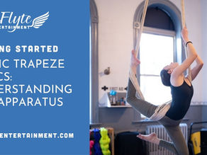 Static Trapeze Basics: Understanding the Apparatus - InFlyte Entertainment blog header