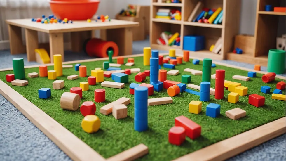 Loose parts play area