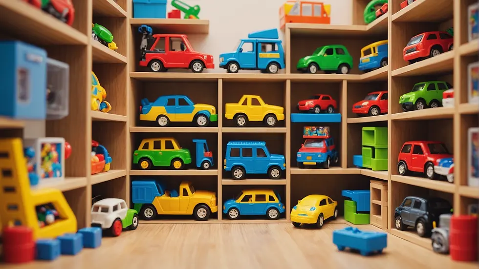 Toy rotation storage