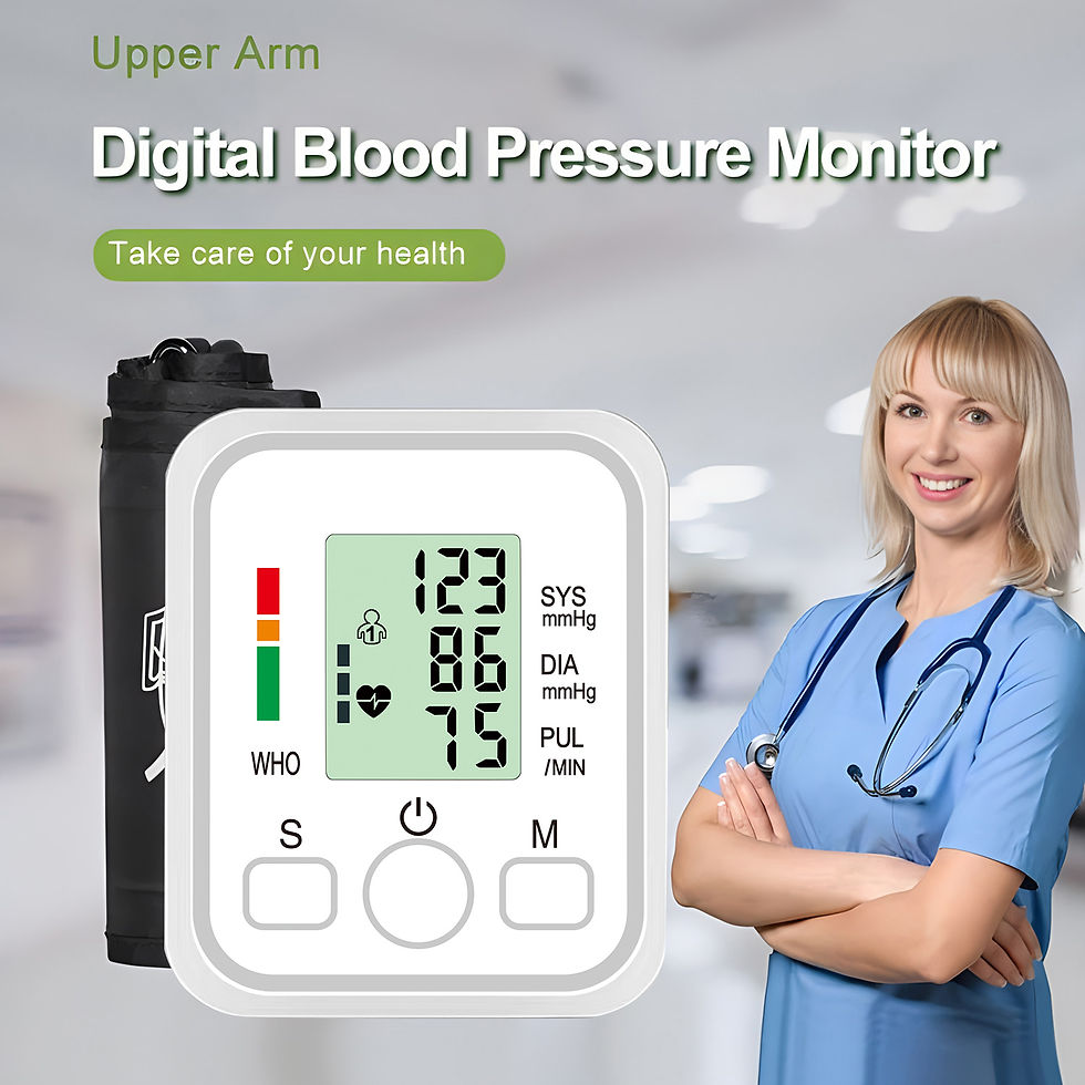 Thumbnail: Blood Pressure Test Kit BP Monitor Upper Arm Automatic Tonometer Digital Sphygmo
