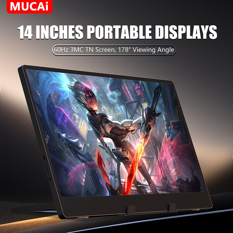 Thumbnail: MUCAI N140-S36 Portable Display 14 Inch 60Hz Resolution 1366*768 TN Panel 250cd/