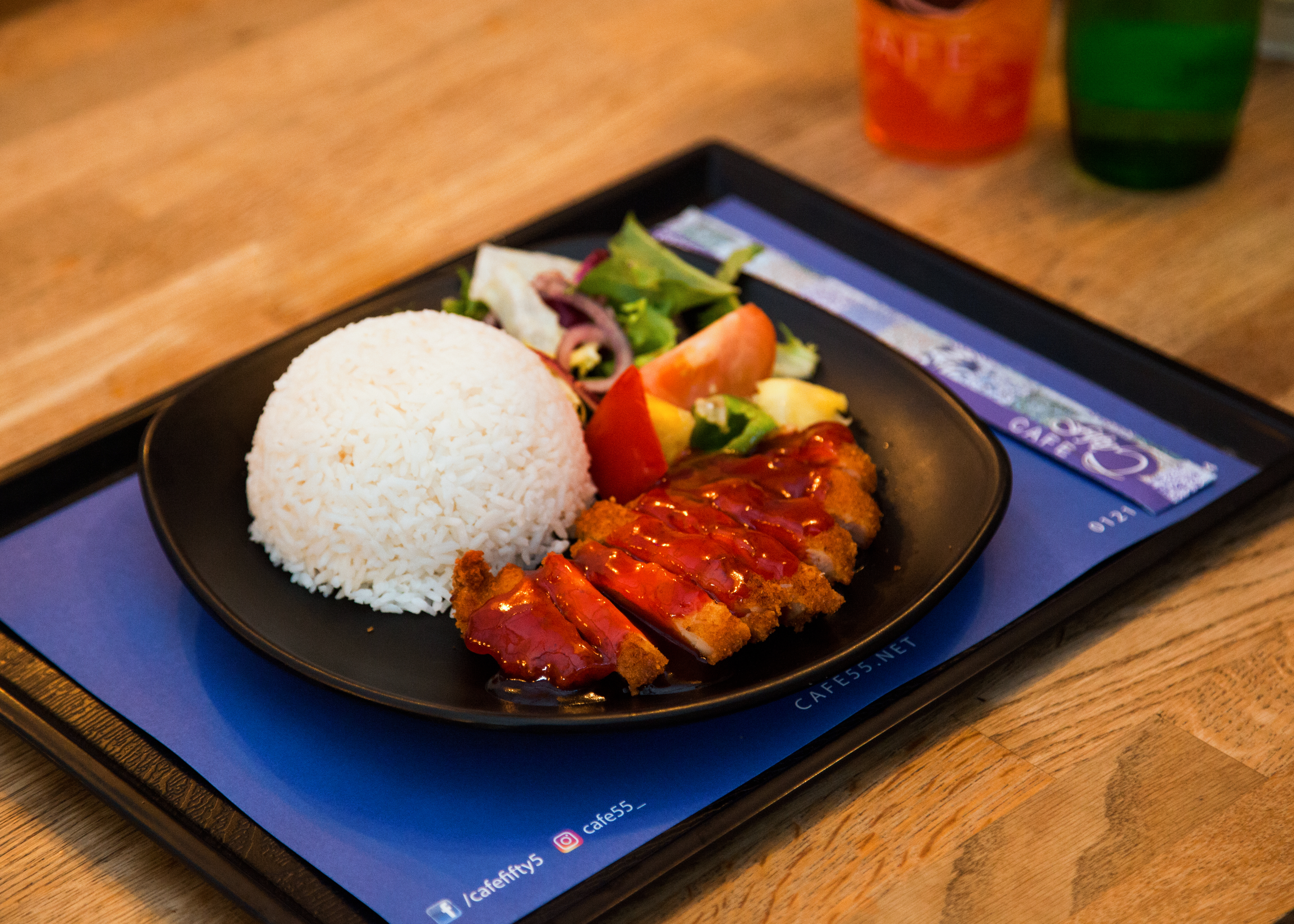 Arranged Food and Objects