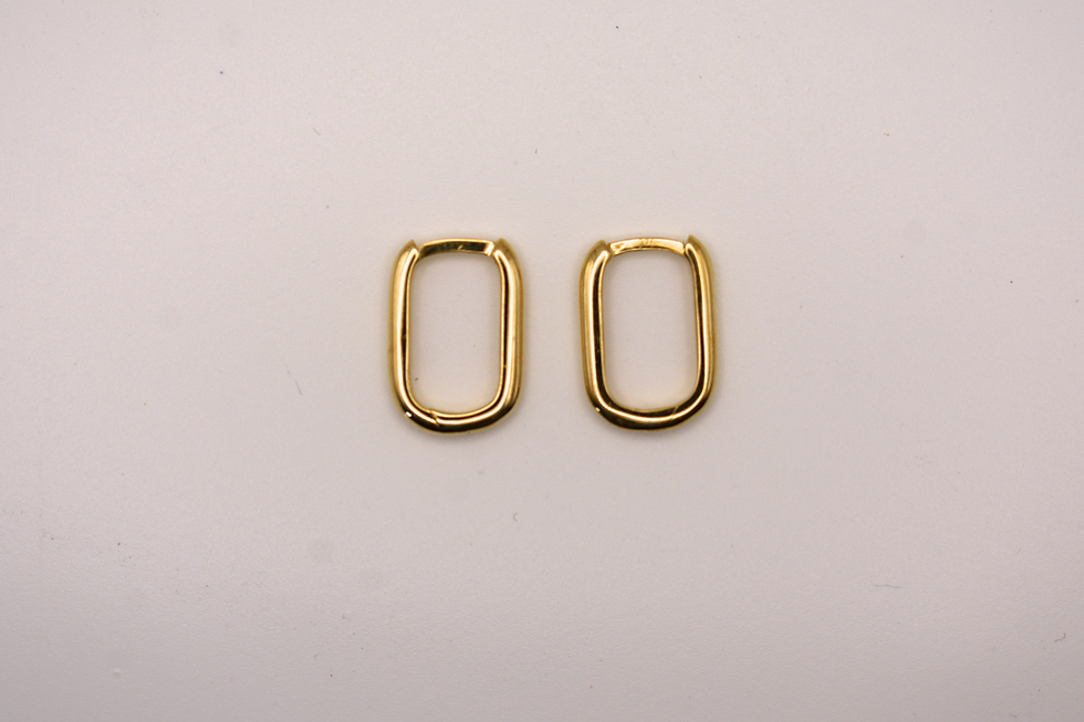 Thumbnail: Margot Hoop Earrings – 9ct Gold