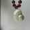 Thumbnail: THE SHELLS NECKLACE IN AUBERGINE