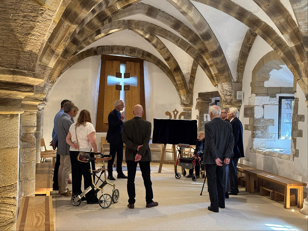 The warm, accessible space is ready to welcome pilgrims and visitors.