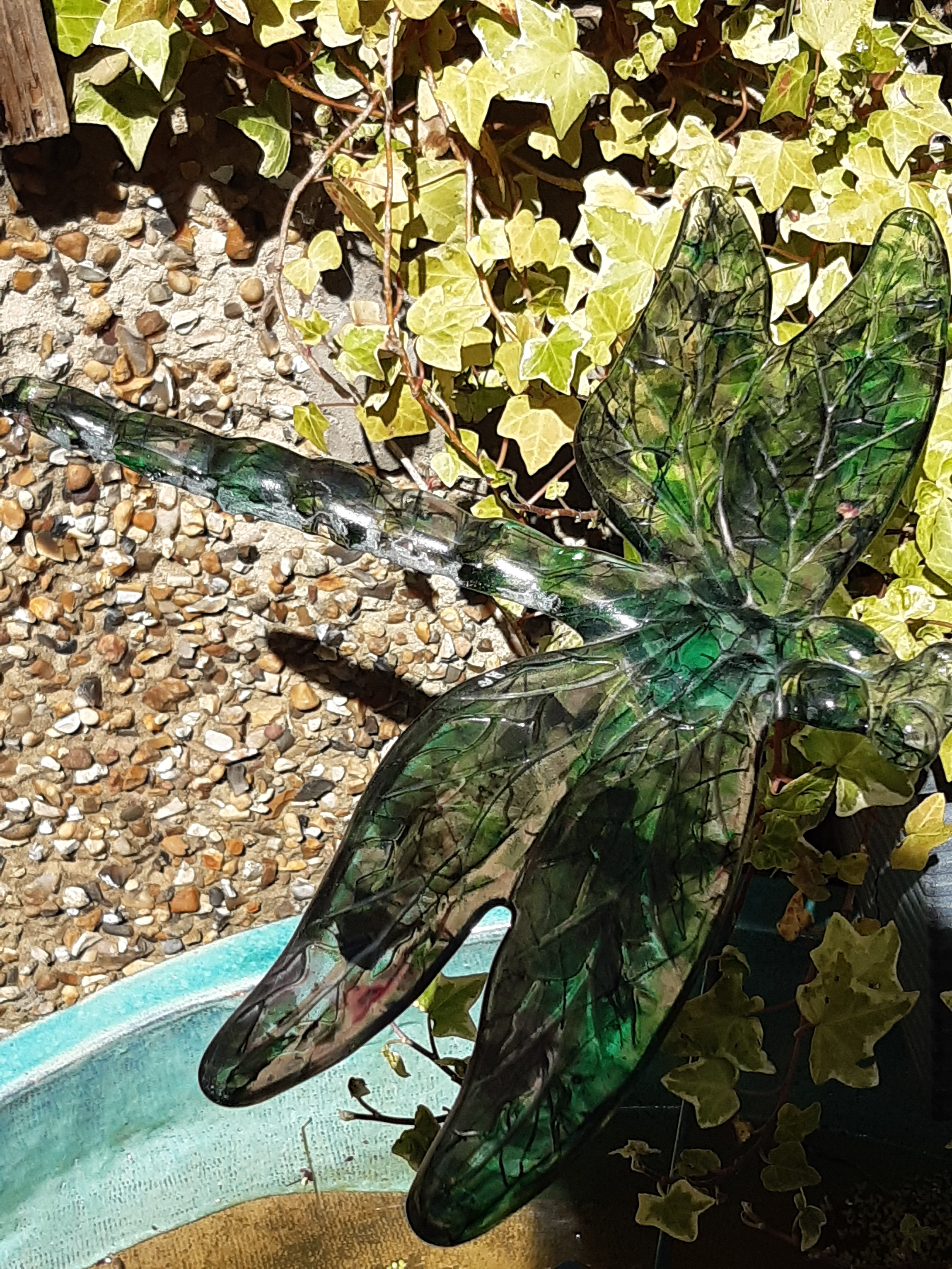 Large Dragon Fly garden Ornament