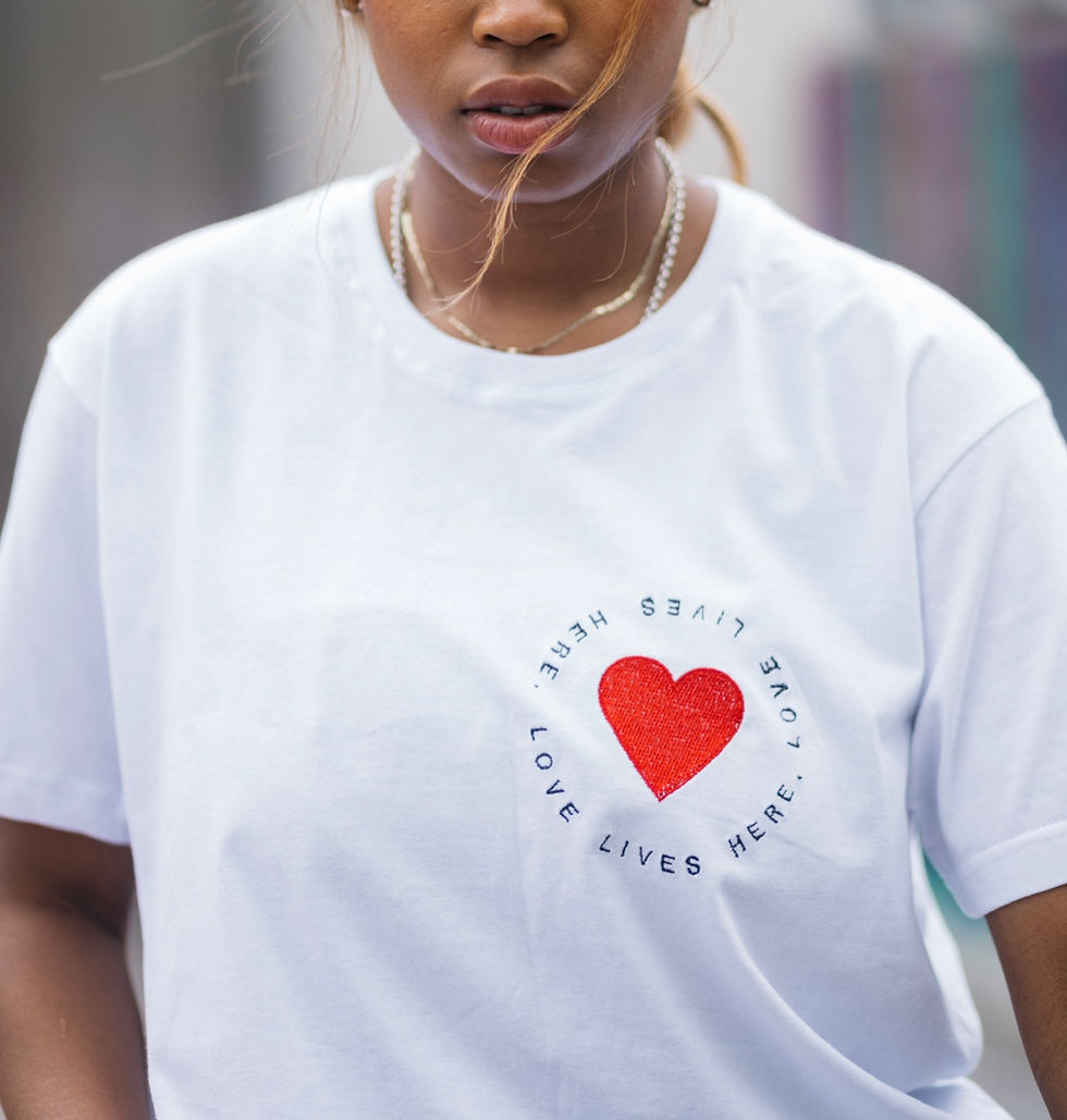 Thumbnail: 'Love Lives Here' Tee