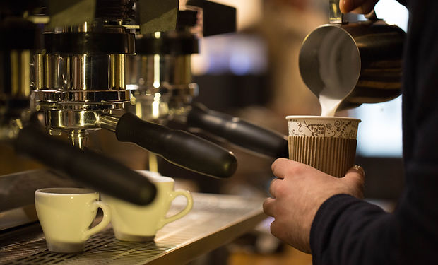 Barista Making Coffee To Go