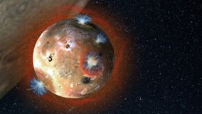 Jüpiter’in Uydusu Io’nun Atmosferi Donuyor