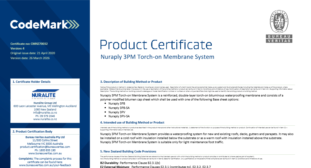 NURALITE CM CERTIFICATE CMNZ70032 REV4 3PM_260325