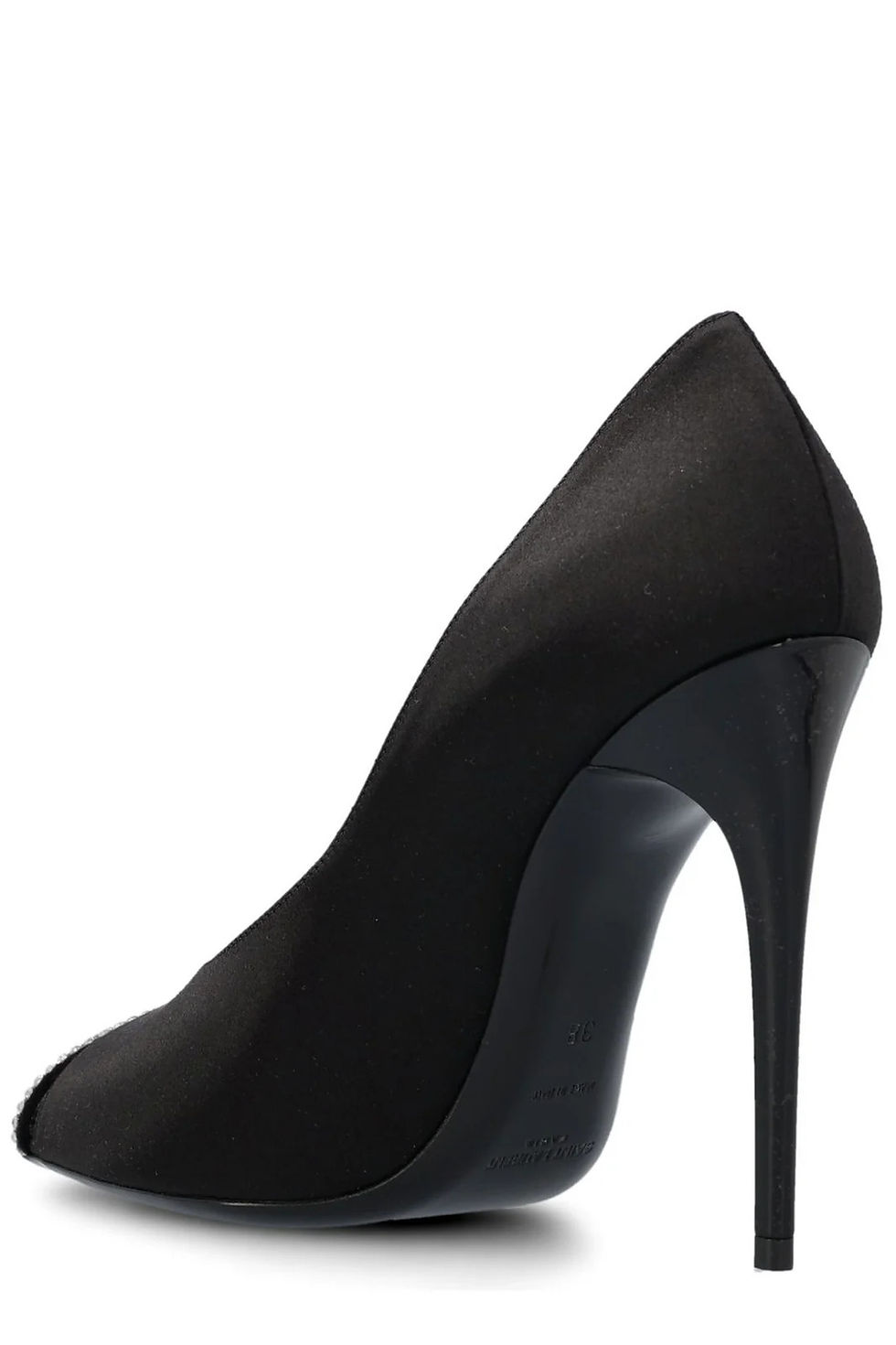 Thumbnail: Saint Laurent Embellished Satin Pumps