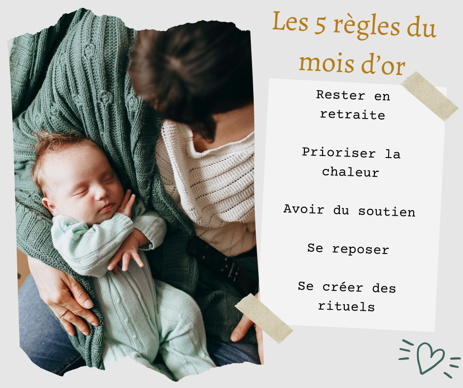 Les 5 règles du mois d'or à connaître avant l'arrivé de bébé