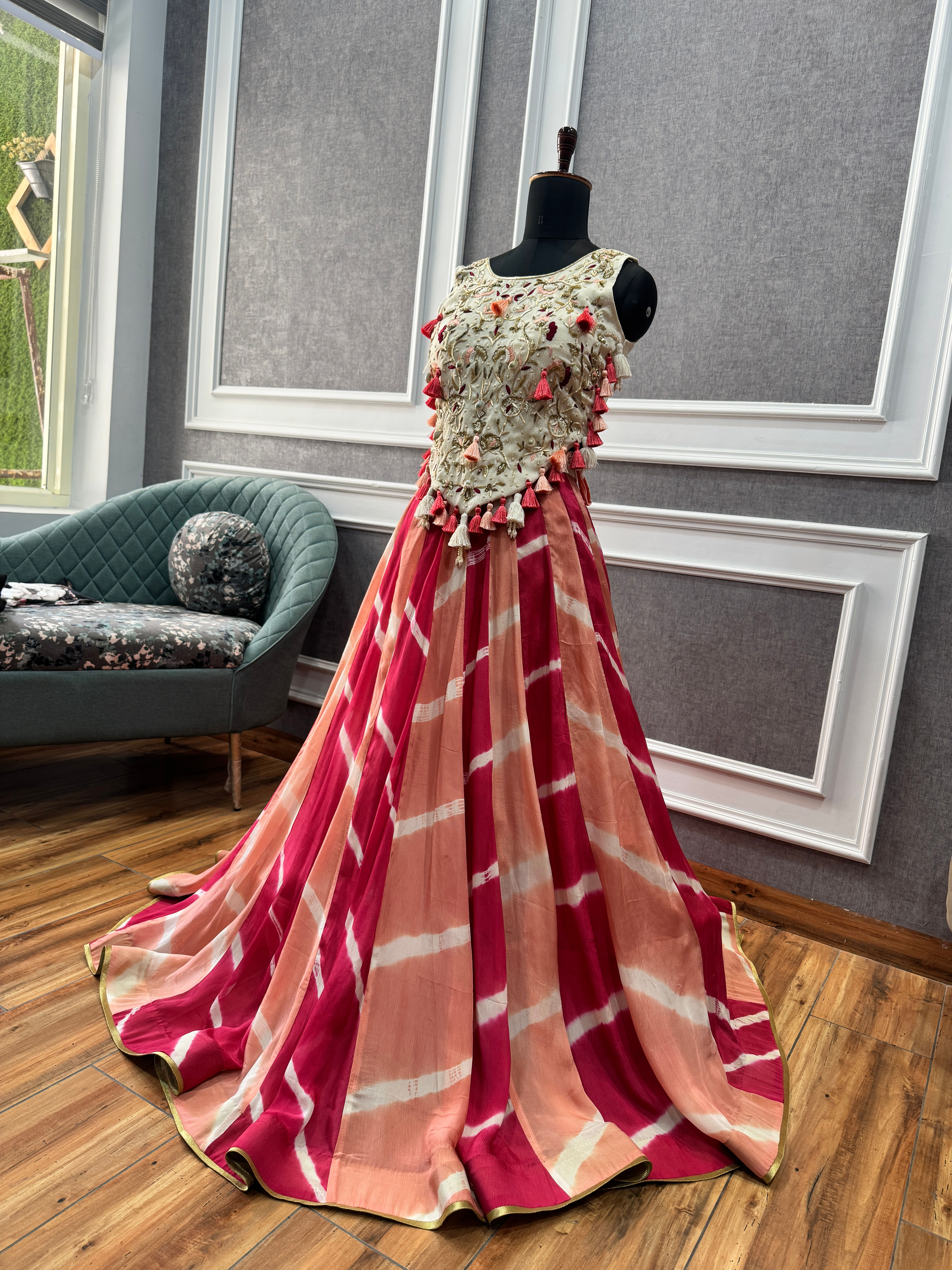 Designer Tussel Choli