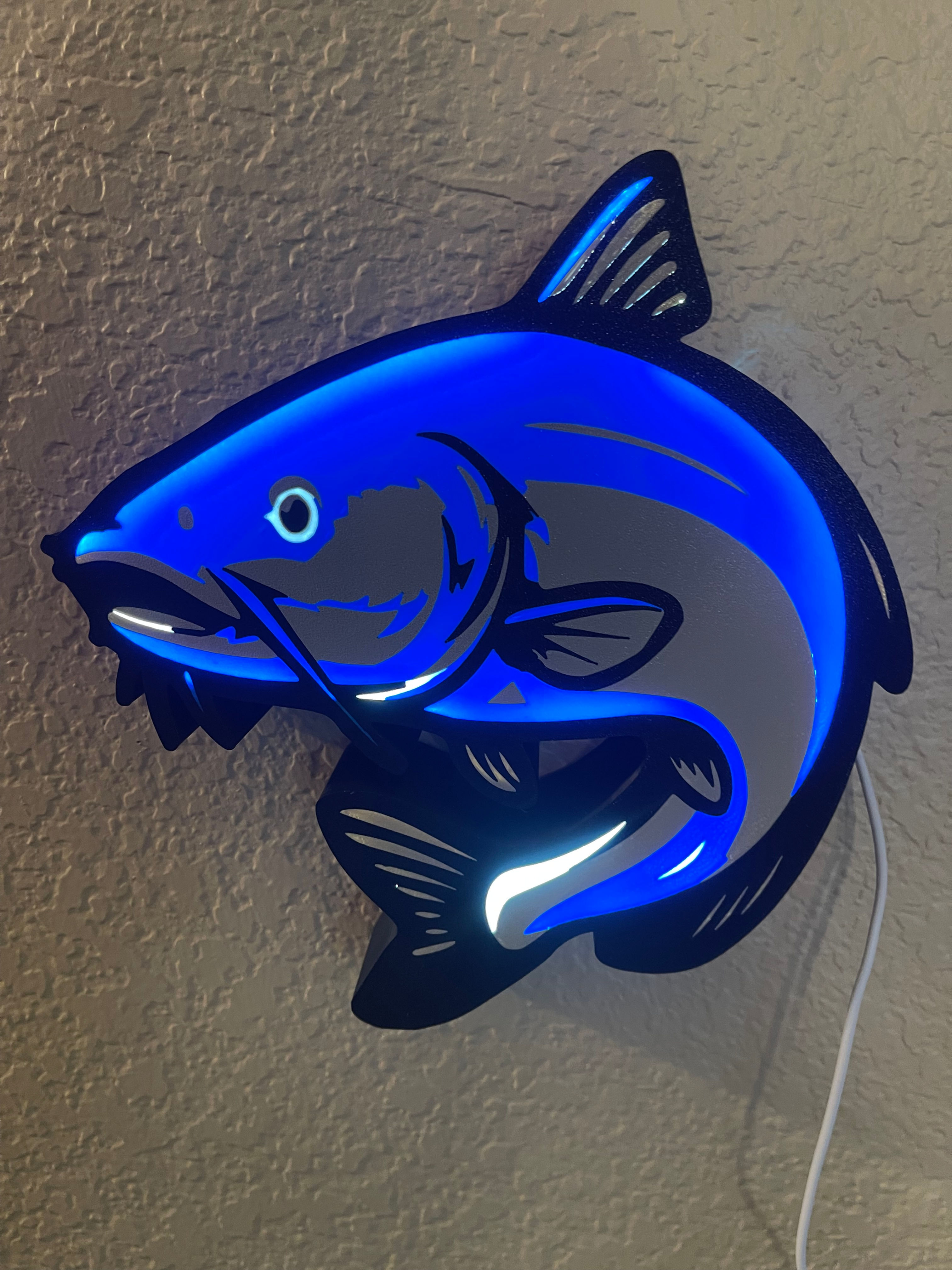 Blue Catfish Light Box