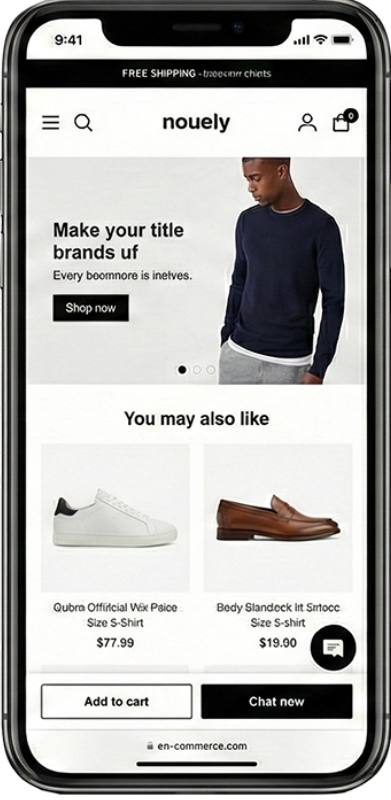 After professional e-commerce website design India by Three Sixty Plus showing modern online store with mobile responsive layout