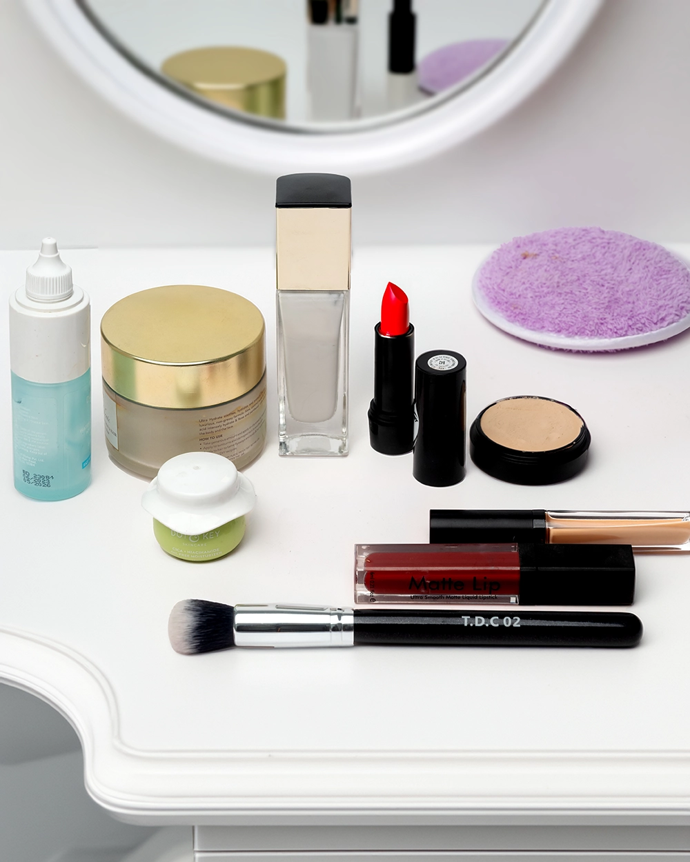 beauty product visuals