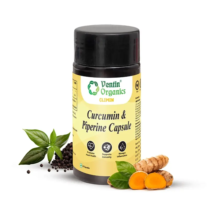 Black pepper piperine extract used in Ventin curcumin capsules