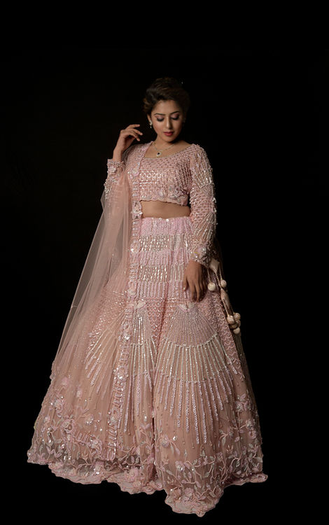 Indian fashion photography — traditional bridal attire photoshoot by Three Sixty Plus