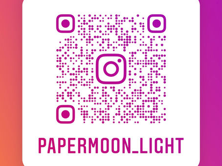 インスタ、はじめました‼️ | 手作りライト照明教室 PAPERMOON（東京 自由が丘）