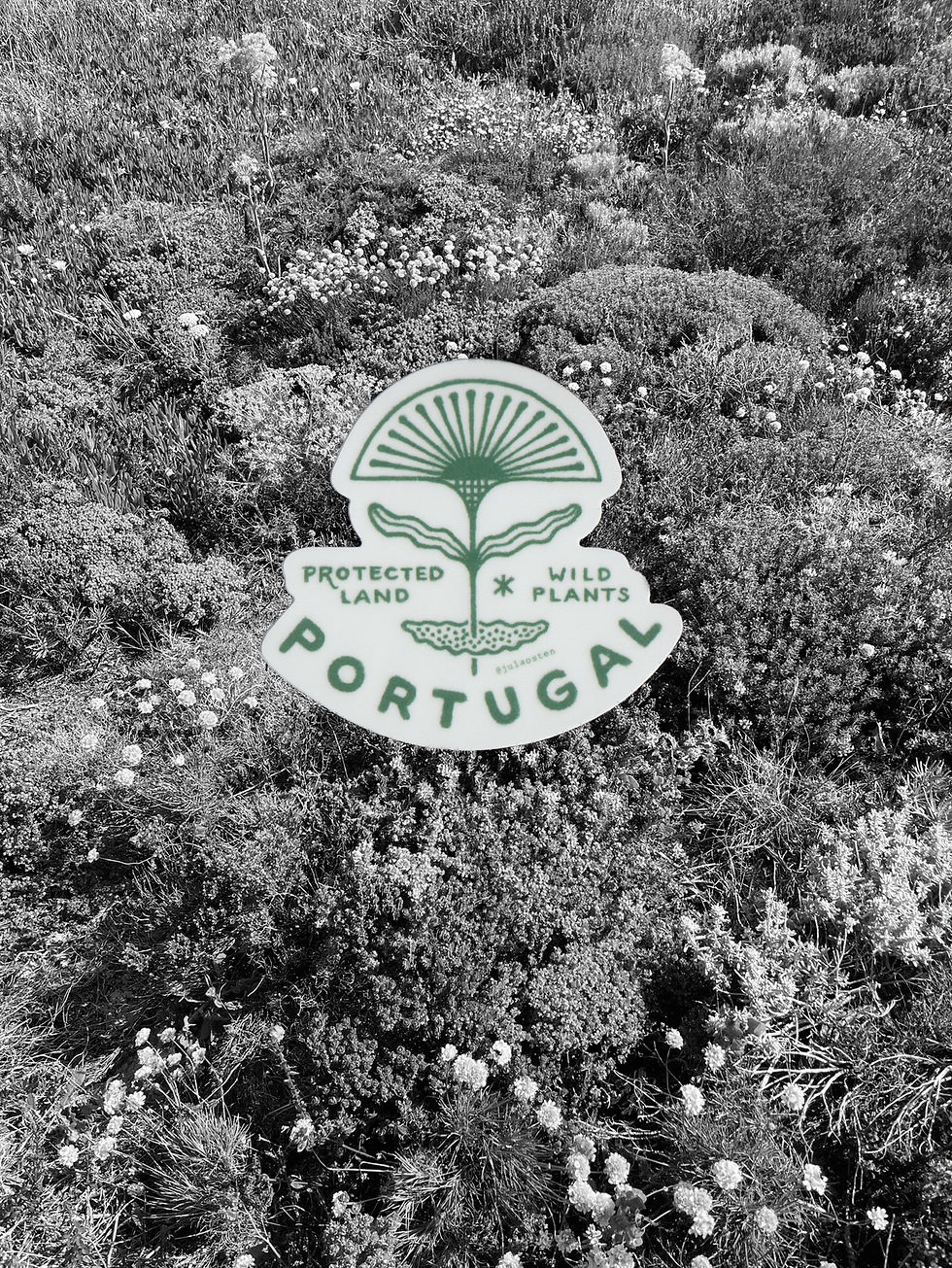 STICKER Protected Land / Wild Plants – Portugal