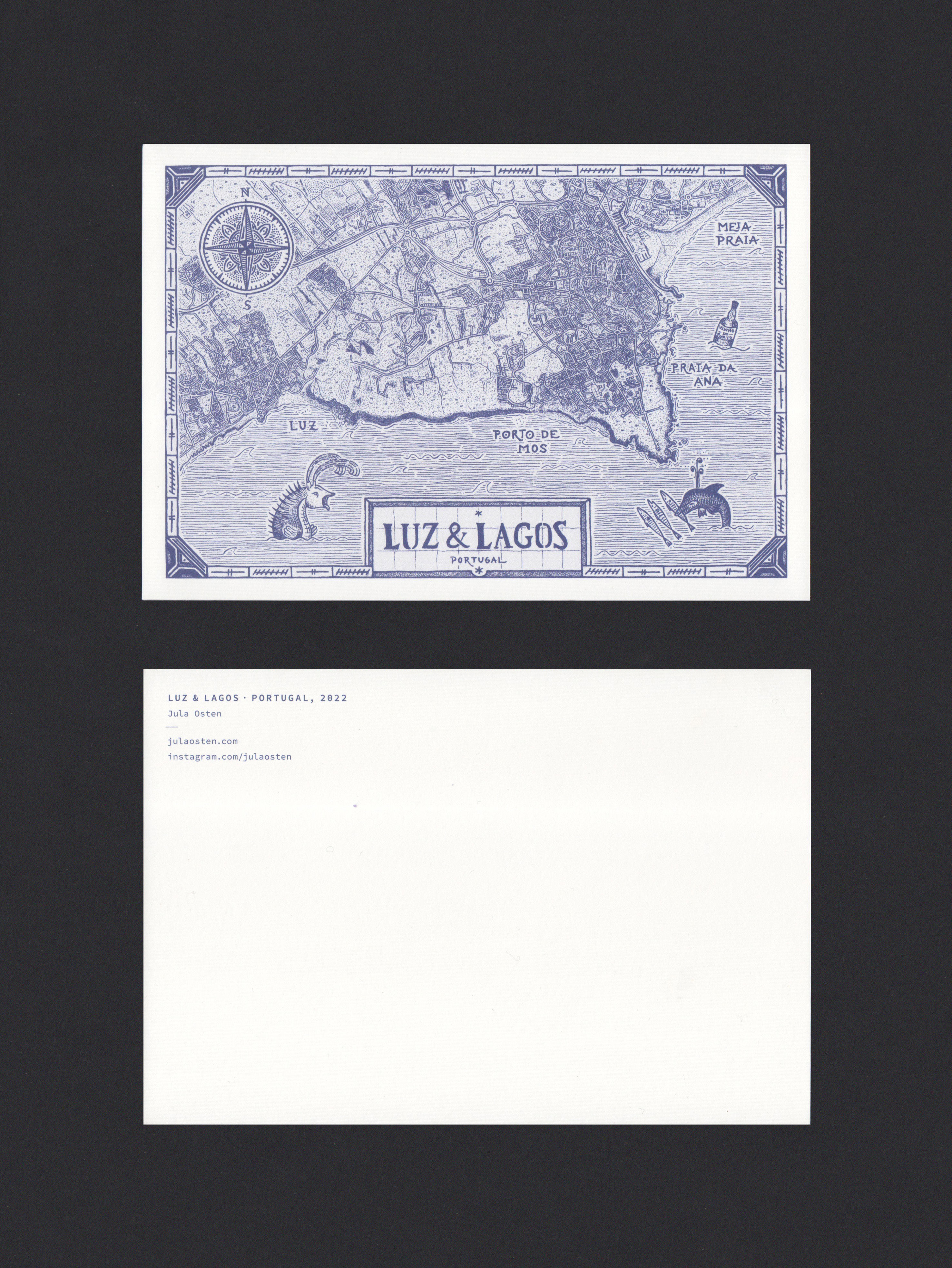 POSTCARD Luz & Lagos –Portugal