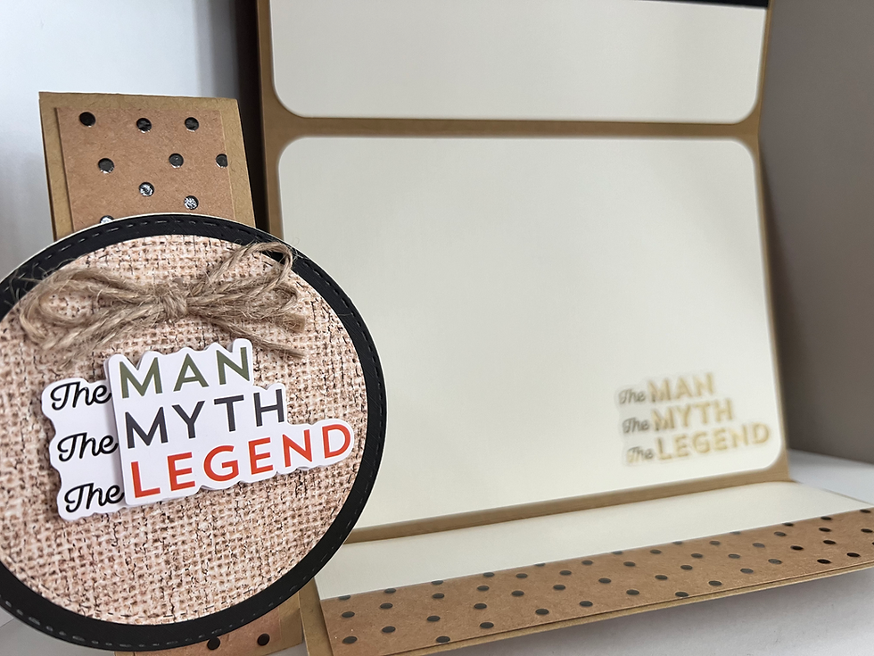 Thumbnail: The Man, The Myth, The Legend Happy Father's Day Sleeve Fold Card 