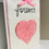Thumbnail: Exquisite embezzle Pink Forever Heart Card