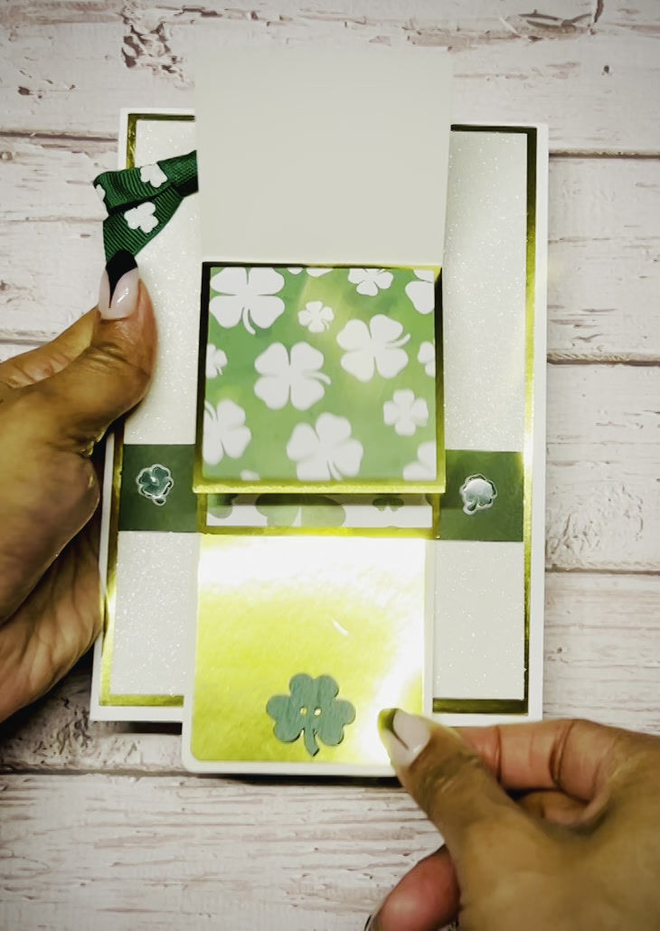 Thumbnail: Happy St. Patrick's Day Waterfall Card