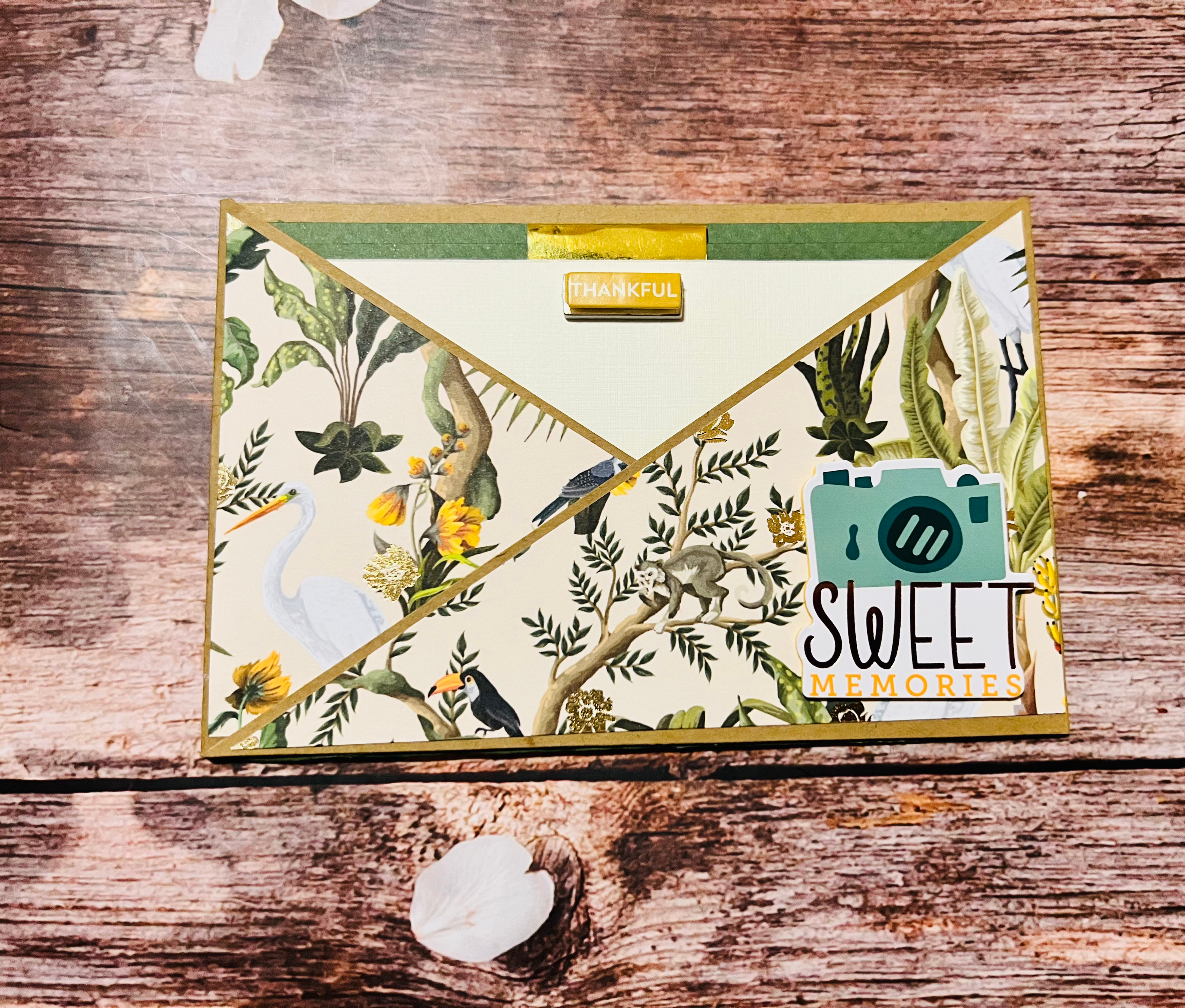 Thankful Sweet Memories Pocket Slider Card