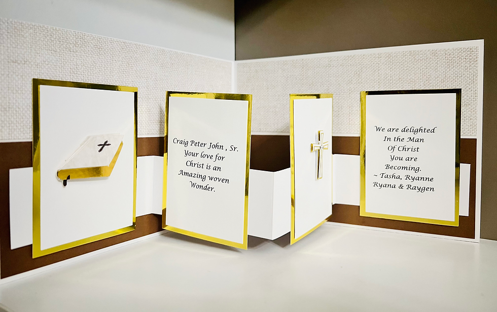 Thumbnail: Woven Love Four Square Card