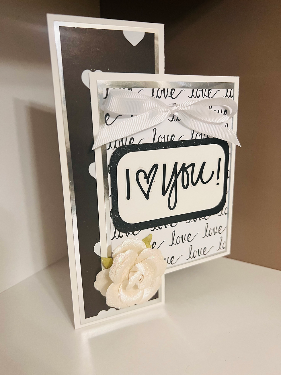 Thumbnail: I love you! Happy Valentines Day Fancy Fold Card