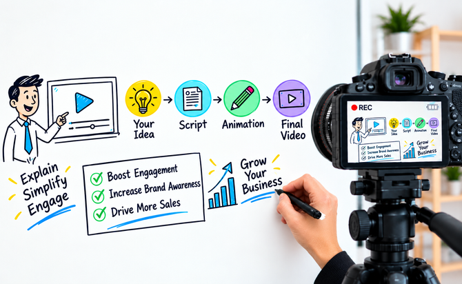 Why Use an Animated Whiteboard Video Maker for Your Business in 2026?